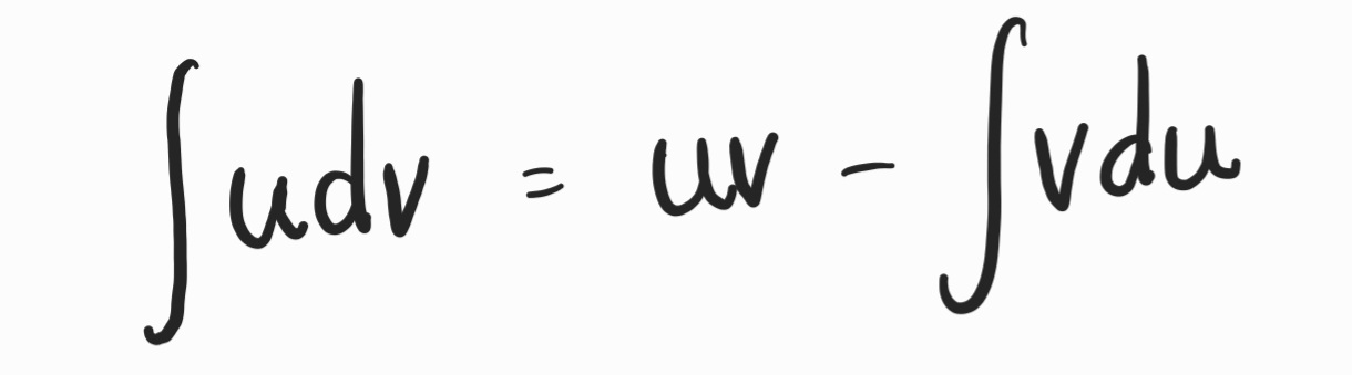 integration by parts equation
